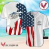 Personalized US Flag Keystone Light Baseball Jersey, Perfect Gifts For Fans - Vesles2014S