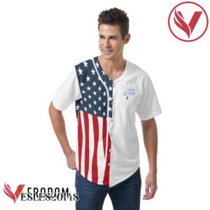 Personalized US Flag Michelob Ultra Baseball Jersey, Perfect Gifts For Fans - Vesles2014S 2