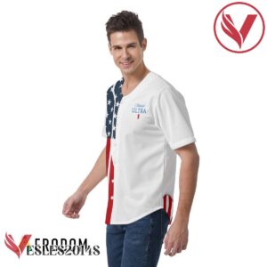 Personalized US Flag Michelob Ultra Baseball Jersey, Perfect Gifts For Fans - Vesles2014S 3