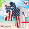 Personalized US Flag Pabst Blue Ribbon Baseball Jersey PBR Jersey, Perfect Gifts For Fans - Vesles2014S