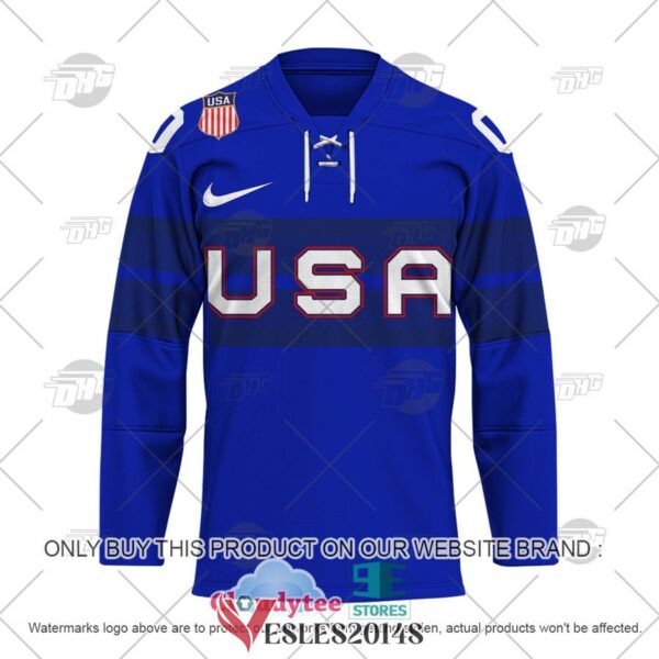 Personalized USA Hockey Alternate 2022 Olympic Hockey Jersey, Trending Gifts For Fans - Vesles2014s 1