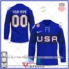 Personalized USA Hockey Alternate 2022 Olympic Hockey Jersey, Trending Gifts For Fans - Vesles2014s