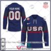 Personalized USA Hockey Away 2022 Olympic Hockey Jersey, Trending Gifts For Fans - Vesles2014s