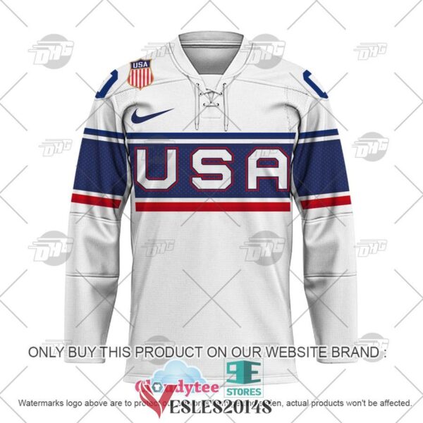 Personalized USA Hockey Home 2022 Olympic Hockey Jersey, Trending Gifts For Fans - Vesles2014s 1