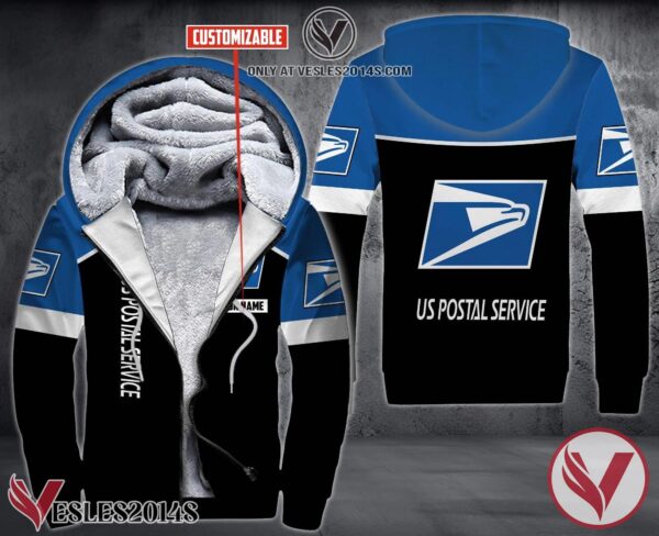 Personalized Us Postal Service Uniform Fleece Hoodie, Unique Gifts For Employee - Vesles2014S 1