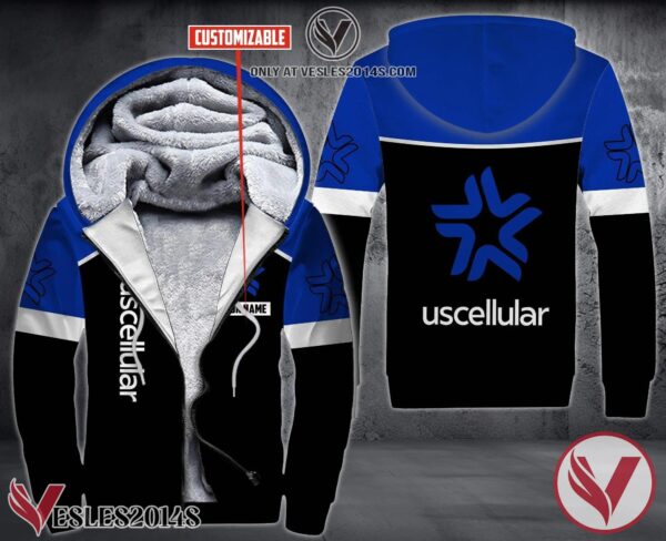 Personalized Uscellular Uniform Custom Fleece Hoodie, Unique Gifts For Employee - Vesles2014S 1