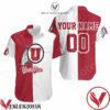 Personalized Utah Utes Red And White Hawaiian Shirt, Unique Gifts For Friends - Vesles2014S 1