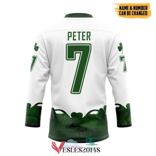 Personalized Vegas Golden Knights 2022 St Patrick Day Hockey Jersey, Trending Gifts For Fans - Vesles2014s 1