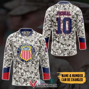 Personalized Veterans Hockey Jersey, Trending Gifts For Fans - Vesles2014s 3