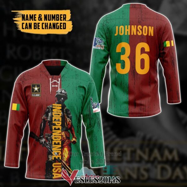 Personalized Vietnam Veterans' Day Hockey Jersey, Trending Gifts For Fans - Vesles2014s 2