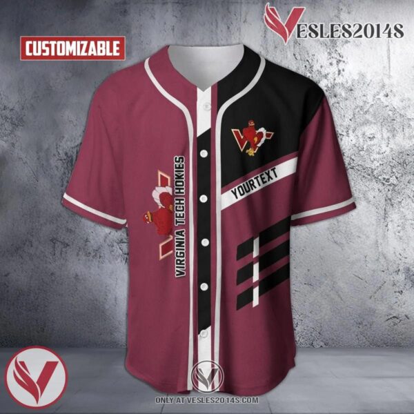Personalized Virginia Tech Hokies NCAA Baseball Jersey, Unique Gifts For Fans - Vesles2014s