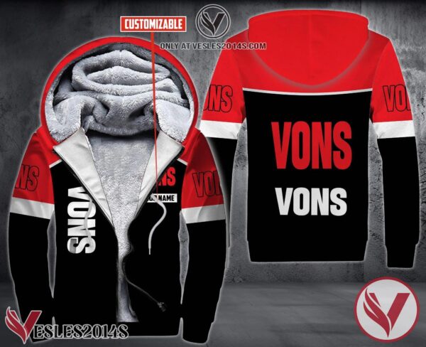 Personalized Vons Uniform Custom Fleece Hoodie, Unique Gifts For Employee - Vesles2014S 1