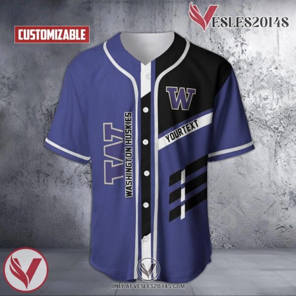 Personalized Washington Huskies NCAA Baseball Jersey, Unique Gifts For Fans - Vesles2014s