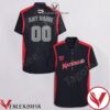 Personalized Washington Nationals Black Logo Branded Hawaiian Shirt And Short, Unique Gifts For Friends - Vesles2014S 1