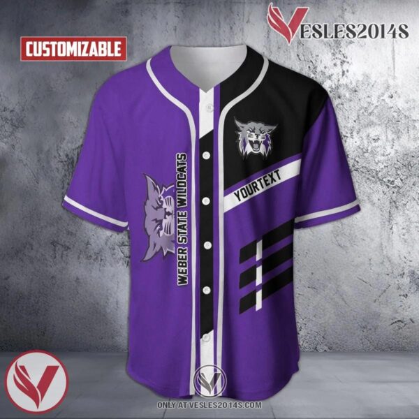 Personalized Weber State Wildcats NCAA Baseball Jersey, Unique Gifts For Fans - Vesles2014s
