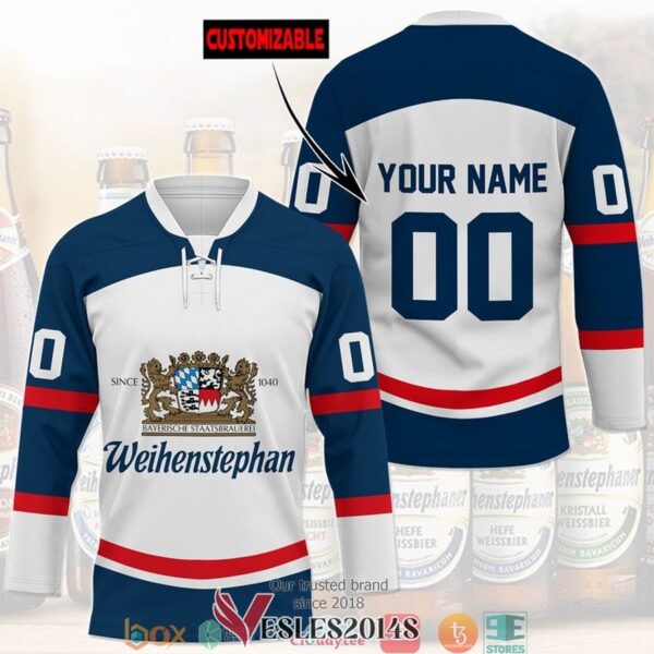 Personalized Weihenstephaner Jersey Hockey Shirt, Trending Gifts For Fans - Vesles2014s