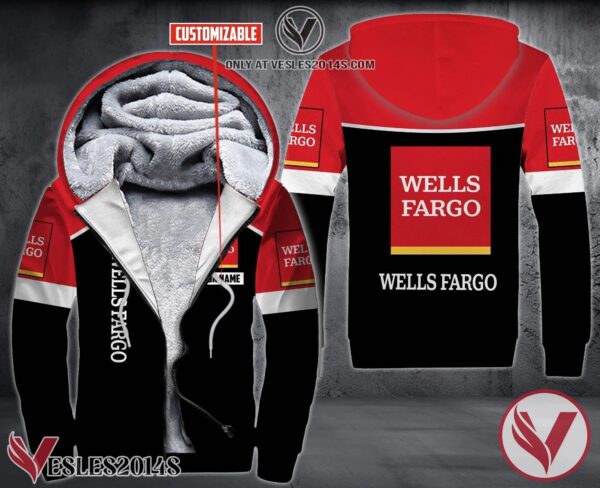 Personalized Wells Fargo Uniform Fleece Hoodie, Unique Gifts For Employee - Vesles2014S 1