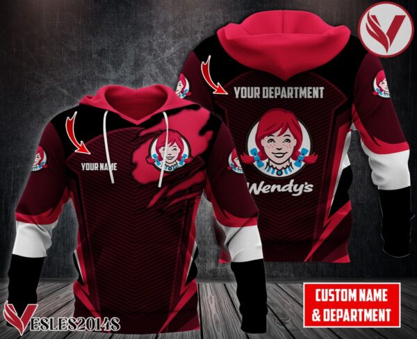 Personalized Wendy's Uniform Custom Hoodie Style 16 - Vesles2014S
