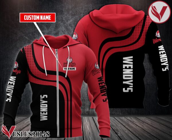 Personalized Wendy's Uniform Custom Hoodie Style 2 - Vesles2014S 1
