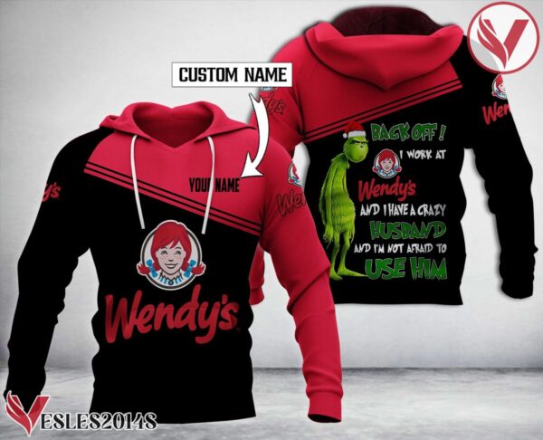 Personalized Wendy's Uniform Custom Hoodie Style 2 - Vesles2014S