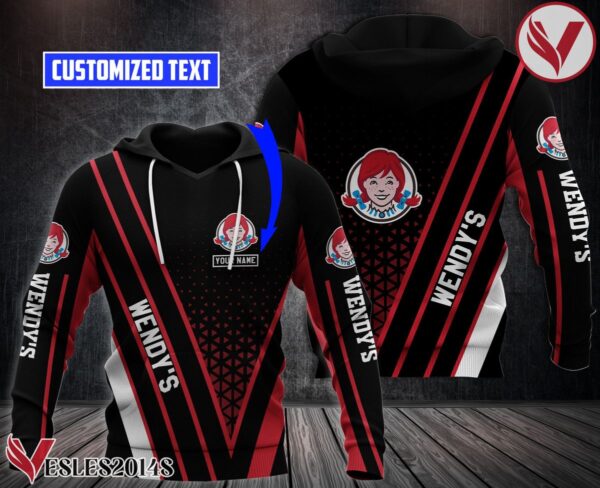 Personalized Wendy's Uniform Custom Hoodie Style 5 - Vesles2014S