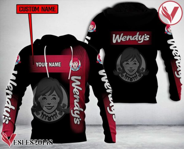 Personalized Wendy's Uniform Custom Hoodie Style 5 - Vesles2014S