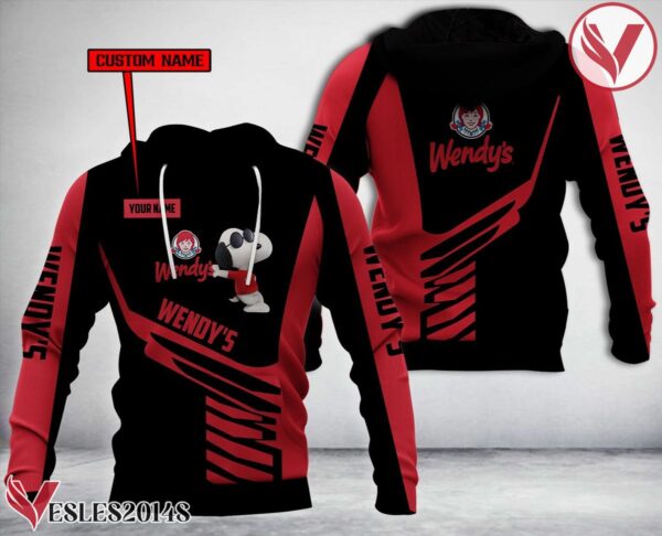 Personalized Wendy's Uniform Custom Hoodie Style 6 - Vesles2014S