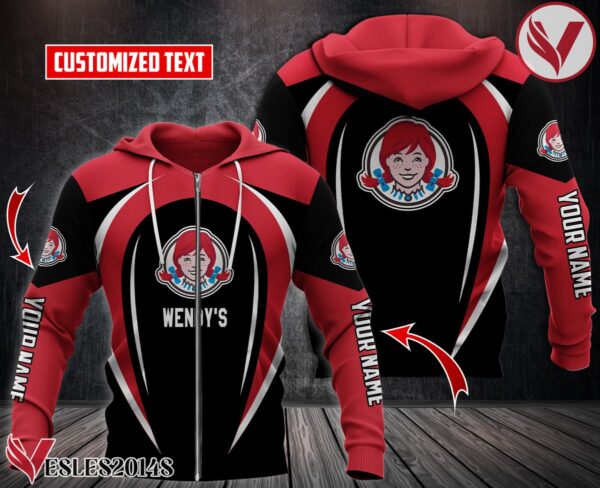 Personalized Wendy's Uniform Custom Hoodie Style 7 - Vesles2014S 1