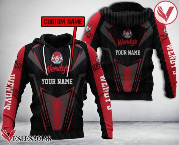 Personalized Wendy's Uniform Custom Hoodie Style 9 - Vesles2014S