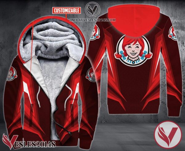 Personalized Wendy’s Uniform CustomFleece Hoodie, Unique Gifts For Employee - Vesles2014S 1