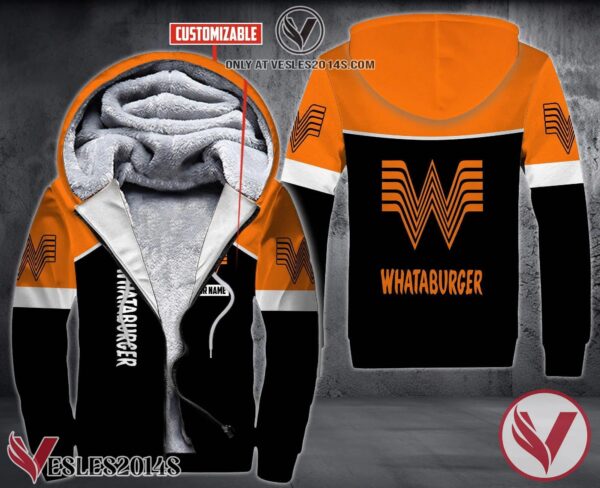 Personalized Whataburger Uniform CustomFleece Hoodie, Unique Gifts For Employee - Vesles2014S 1