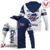 Personalized White and Blue Coors Banquet Claw Hoodie & Zip Hoodie - Vesles2014S