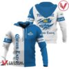 Personalized White and Blue Corona Extra Claw Hoodie & Zip Hoodie - Vesles2014S