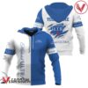 Personalized White and Blue Michelob ULTRA Claw Hoodie & Zip Hoodie - Vesles2014S