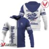 Personalized White and Blue Pabst Blue Ribbon Claw Hoodie & Zip Hoodie - Vesles2014S