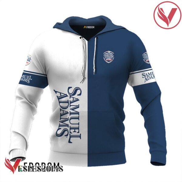 Personalized White and Blue Samuel Adams Claw Hoodie & Zip Hoodie - Vesles2014S 1