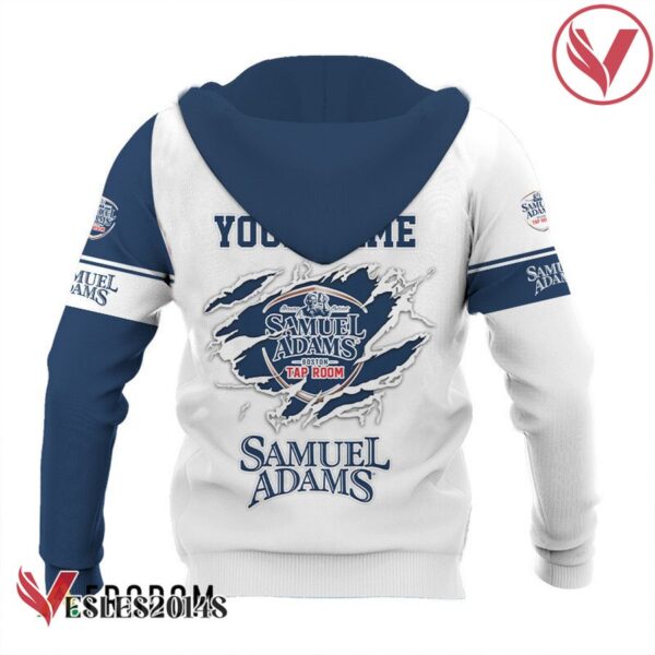 Personalized White and Blue Samuel Adams Claw Hoodie & Zip Hoodie - Vesles2014S 3
