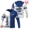 Personalized White and Blue Twisted Tea Claw Hoodie & Zip Hoodie - Vesles2014S