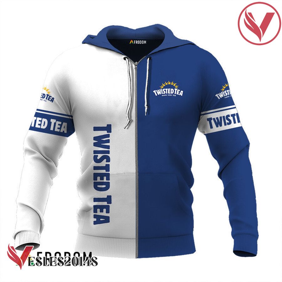 Personalized White and Blue Twisted Tea Claw Hoodie & Zip Hoodie - Vesles2014S 2