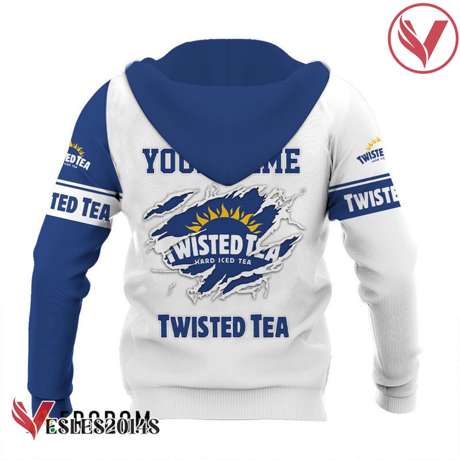 Personalized White and Blue Twisted Tea Claw Hoodie & Zip Hoodie - Vesles2014S 3