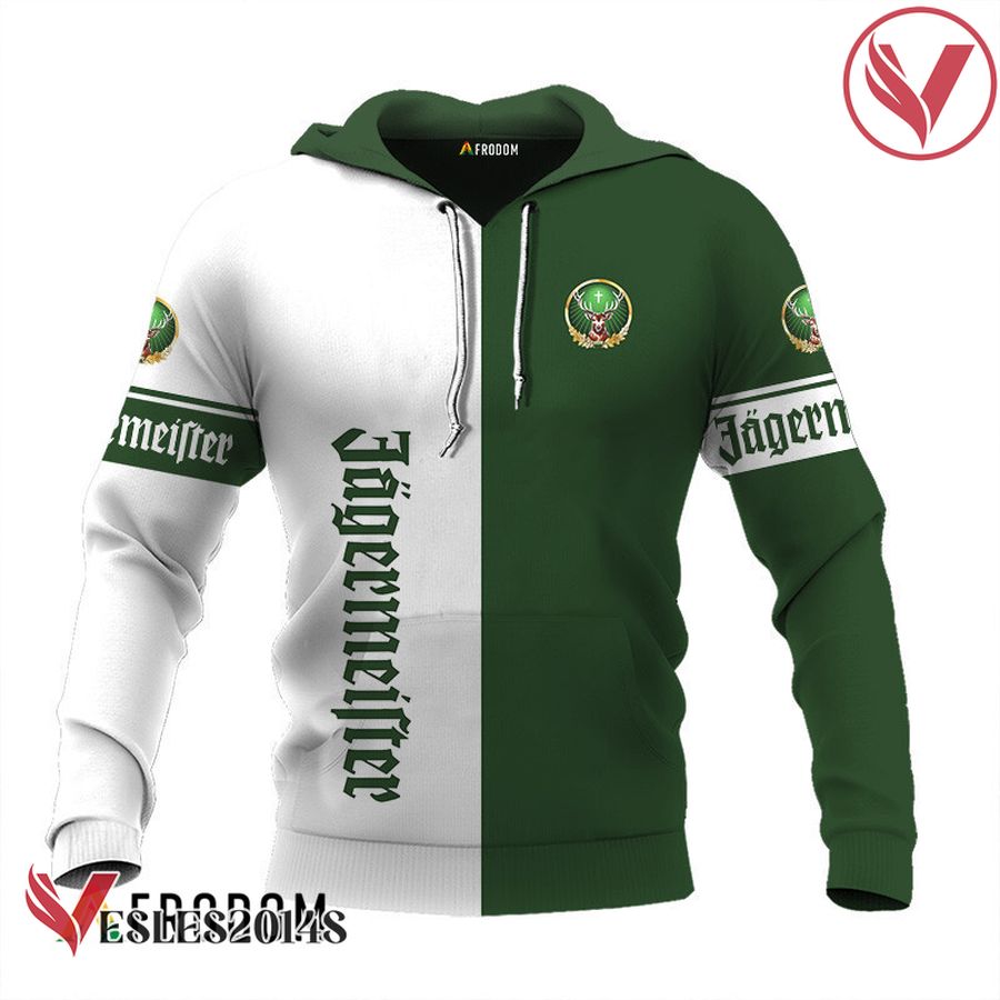 Personalized White and Green Jagermeister Claw Hoodie & Zip Hoodie - Vesles2014S 1
