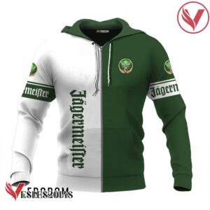 Personalized White and Green Jagermeister Claw Hoodie & Zip Hoodie - Vesles2014S 2