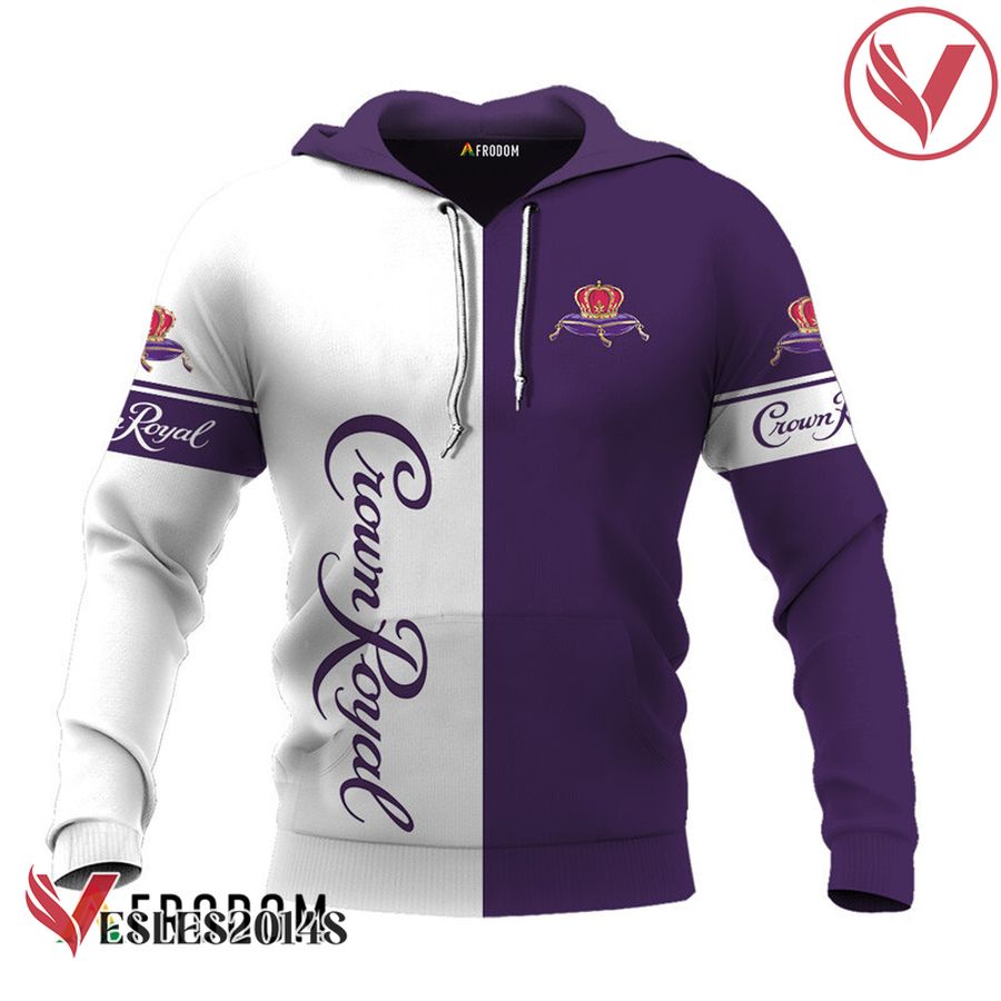 Personalized White and Purple Crown Royal Claw Hoodie & Zip Hoodie - Vesles2014S 1