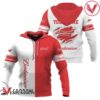 Personalized White and Red Budweiser Claw Hoodie & Zip Hoodie - Vesles2014S
