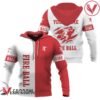 Personalized White and Red Fireball Whisky Claw Hoodie & Zip Hoodie - Vesles2014S