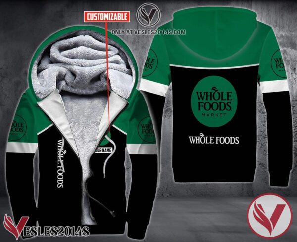 Personalized Whole Foods Market Uniform Fleece Hoodie, Unique Gifts For Employee - Vesles2014S 1