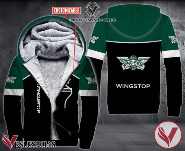 Personalized Wingstop Uniform CustomFleece Hoodie, Unique Gifts For Employee - Vesles2014S 1