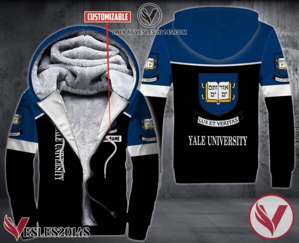 Personalized Yale University Uniform Custom Fleece Hoodie, Unique Gifts For Employee - Vesles2014S 1