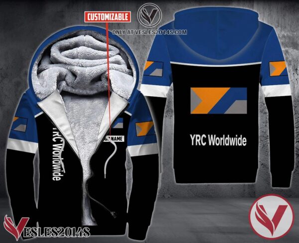 Personalized Yrc Worldwide Uniform Fleece Hoodie, Unique Gifts For Employee - Vesles2014S 1