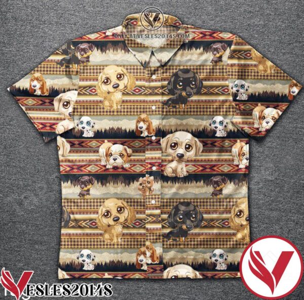 Pet Chibi Dog Vintage Hawaiian Shirt, Unique Gifts For Friends - Vesles2014S 1